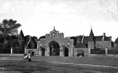 City of London Cemetery gates
